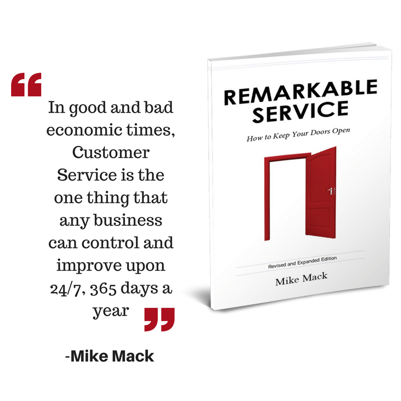 Remarkable Service book with quote - In good and bad economic times